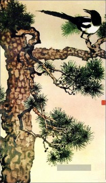  chinesisch - Xu Beihong Kuchen am Zweig 2 Chinesische Malerei
